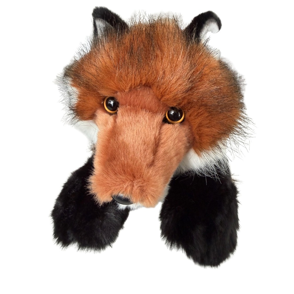 Douglas Fletcher the Fox Plush Stuffed Animal Toy Realistic Faux Fur 19" NWT